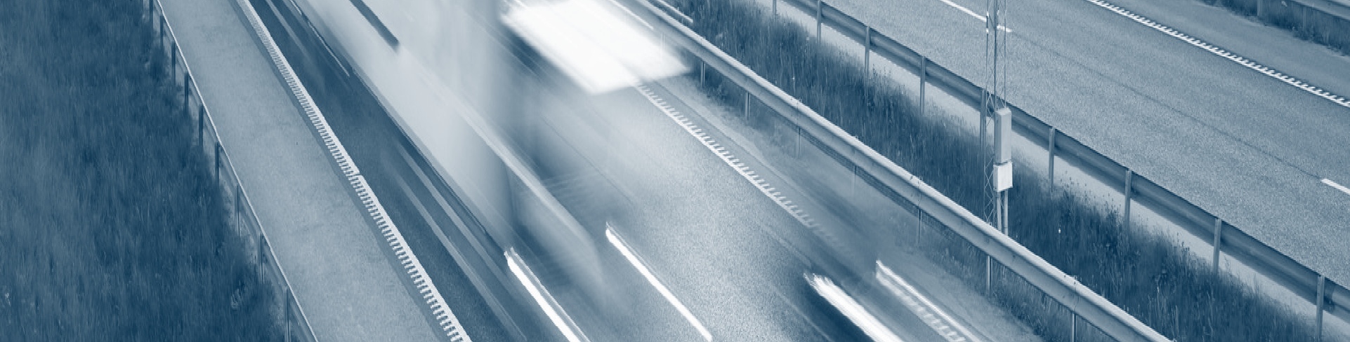 Image of fast moving traffic on a motorway