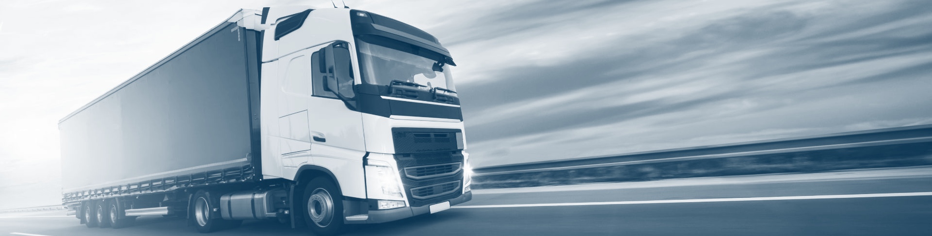 Image of a truck on a motorway